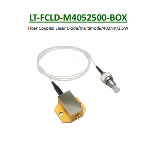 LASER TREE MultiMode 405nm 2500mW Fiber Coupled Laser Diode 100um