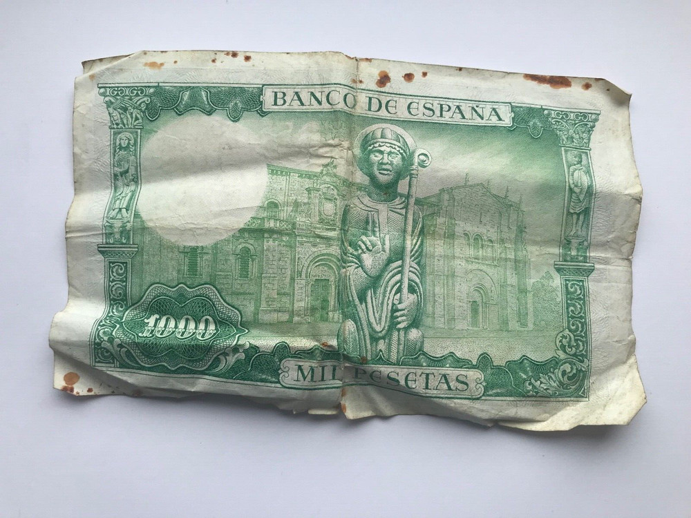 Spain Banknote 1000 Pesetas 1965