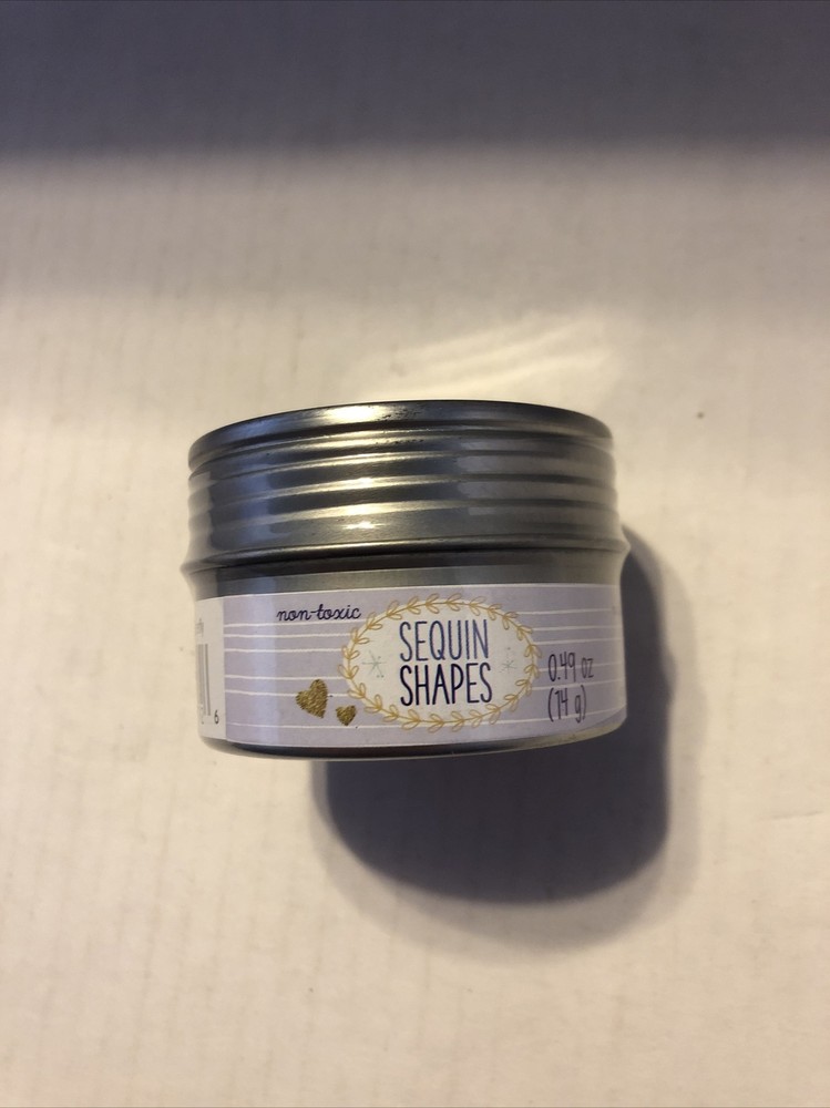 Sequin Shapes Multi Butterfly Tin