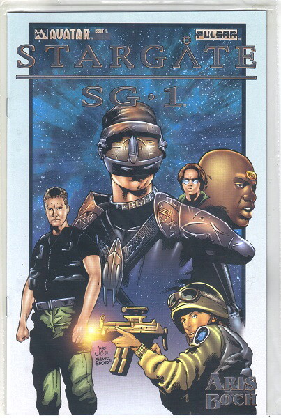 Stargate SG-1 Aris Boch Comic Book #1 Platinum Ltd Edition Avatar 2004 HI GRADE