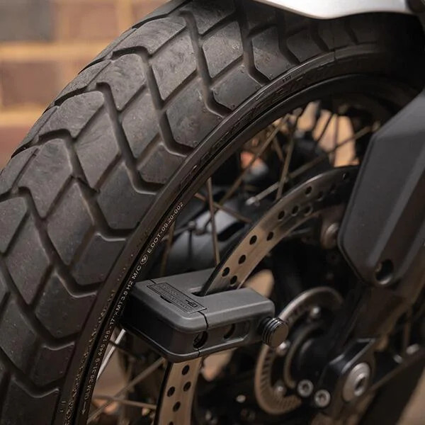 HIPLOK MD1000 DISC LOCK ALL BLACK MOTORCYCLE SECURITY