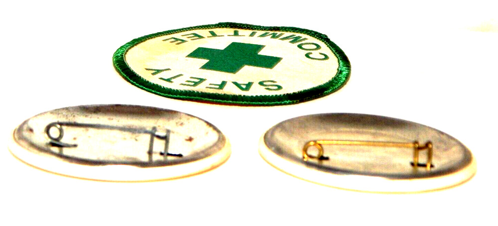 Vintage TWU Pins & Patch Safety