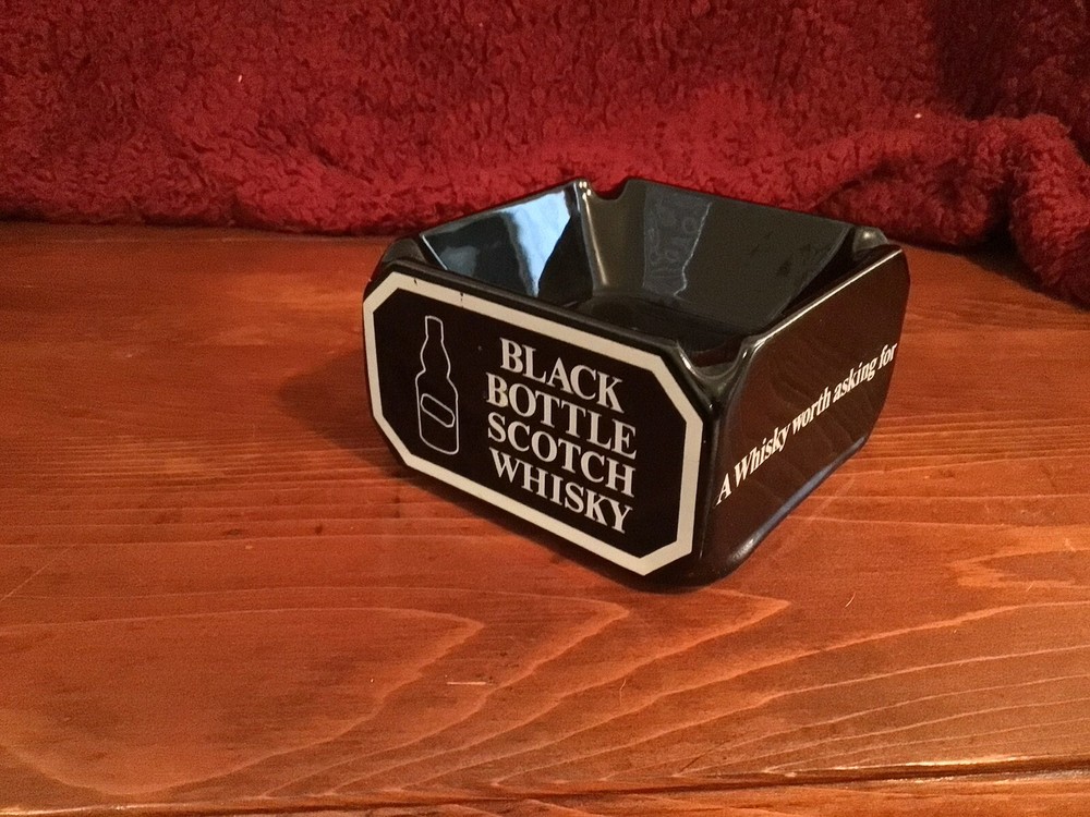 Black Bottle Scotch Whisky Ashtray