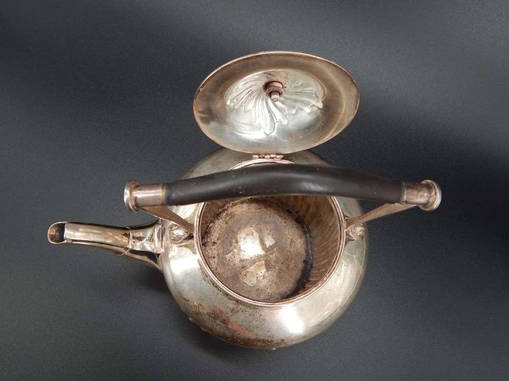 John Round & Son Silver Plated Tea Kettle & Warmer - READ DESCRIPTION