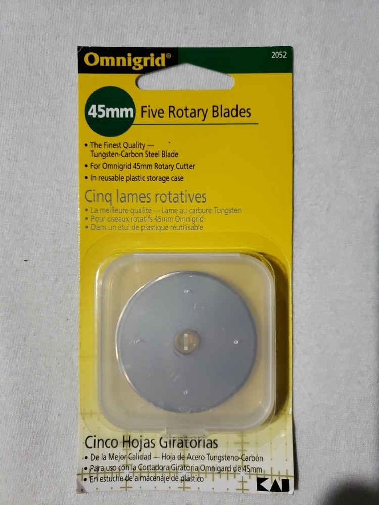 Dritz Omnigrid Rotary Blade Replacement Blades 5/Pkg 45mm- , 2052