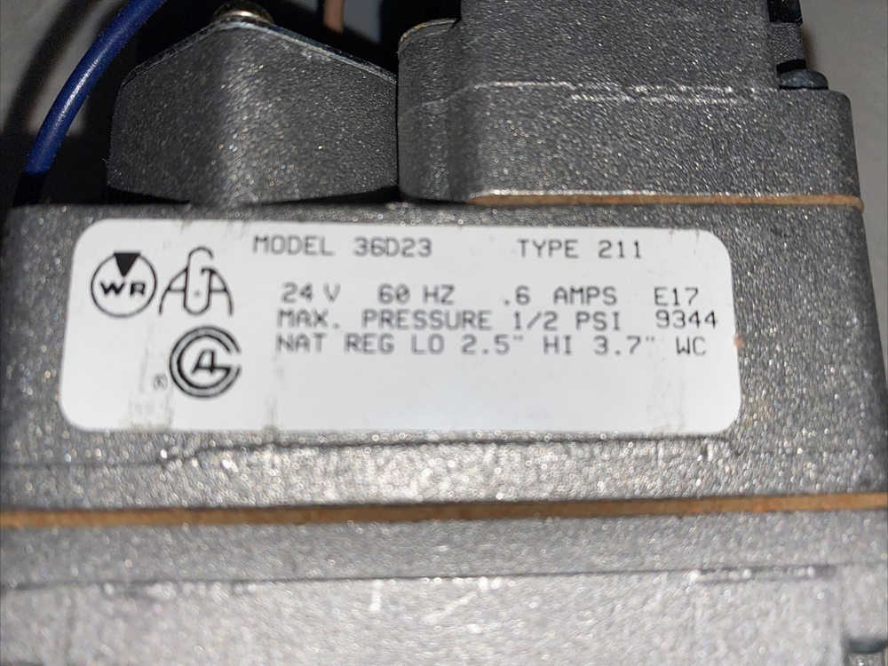 WHITE RODGERS 36D23 211 GAS MANIFOLD