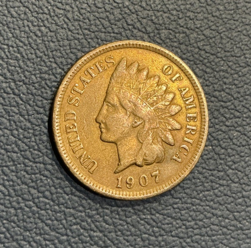 1907 Indian Head Cent - Vintage Penny