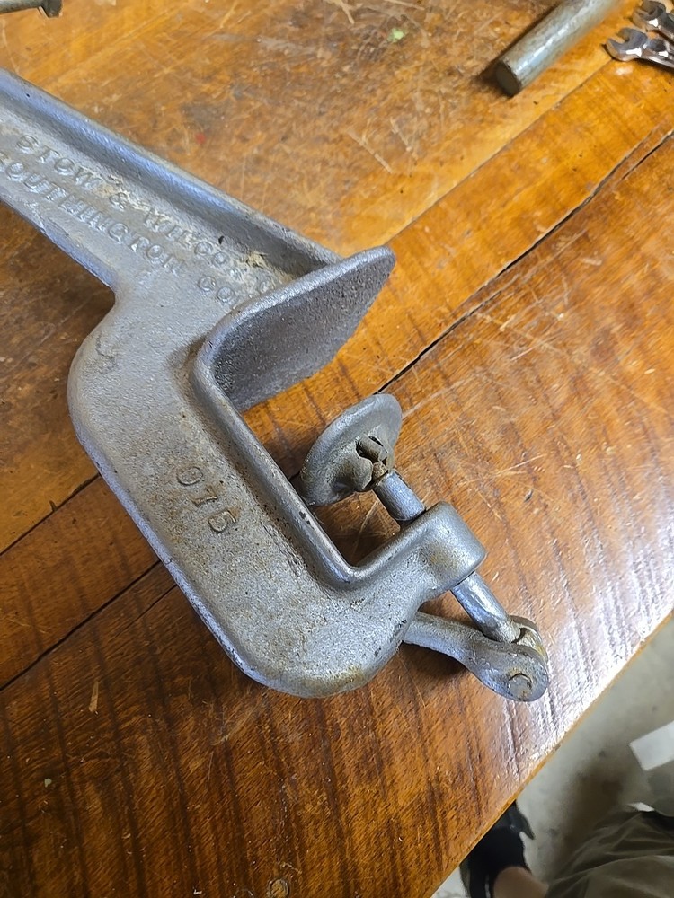 Pexto Wilcox Bench Mount Stand Crimper Roller Bead Shrink Forming Roll Machine