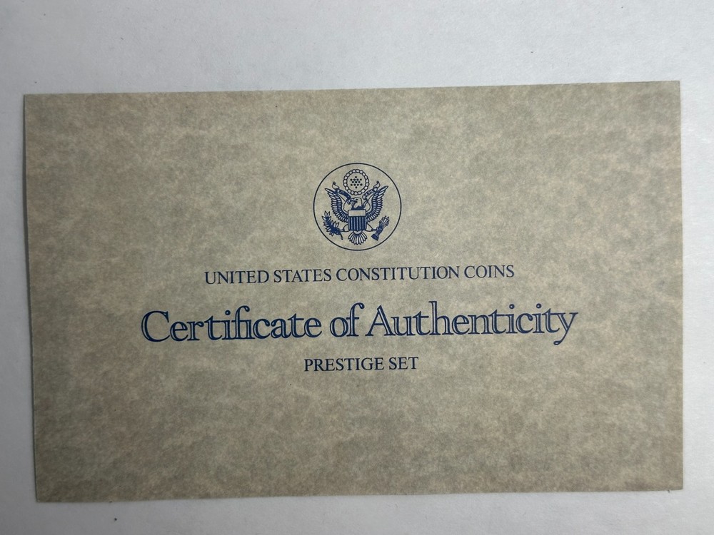 1987 S Prestige Proof Set