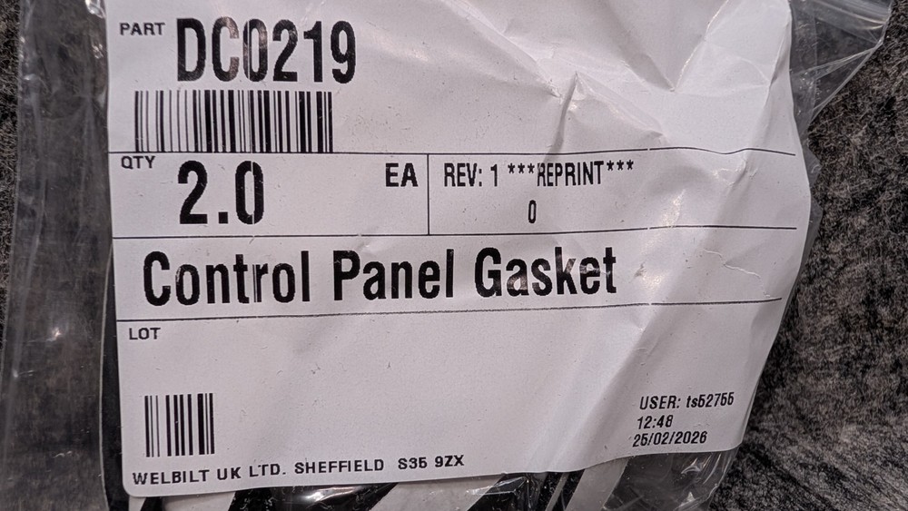 Merrychef DC0219 CONTROL PANEL GASKET (2 Pack) 🔥New🔥