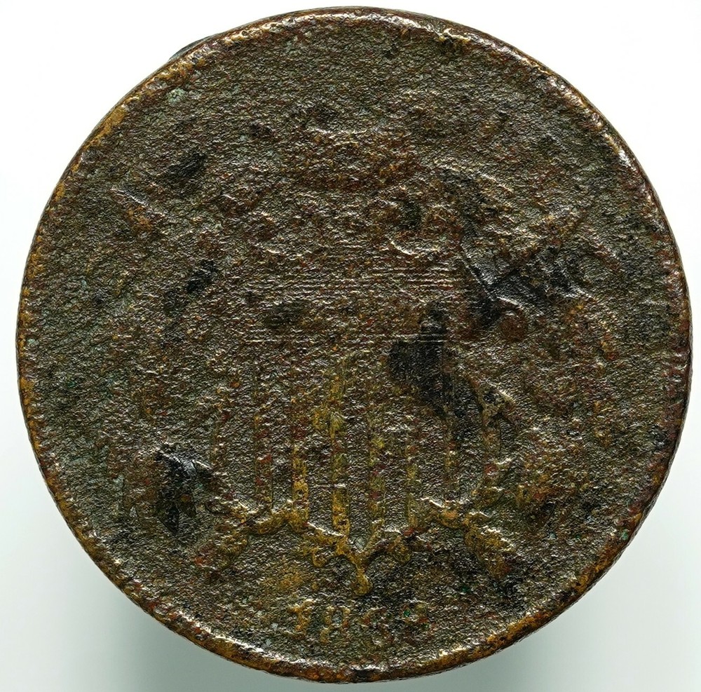 1868 Shield Two Cent Piece G