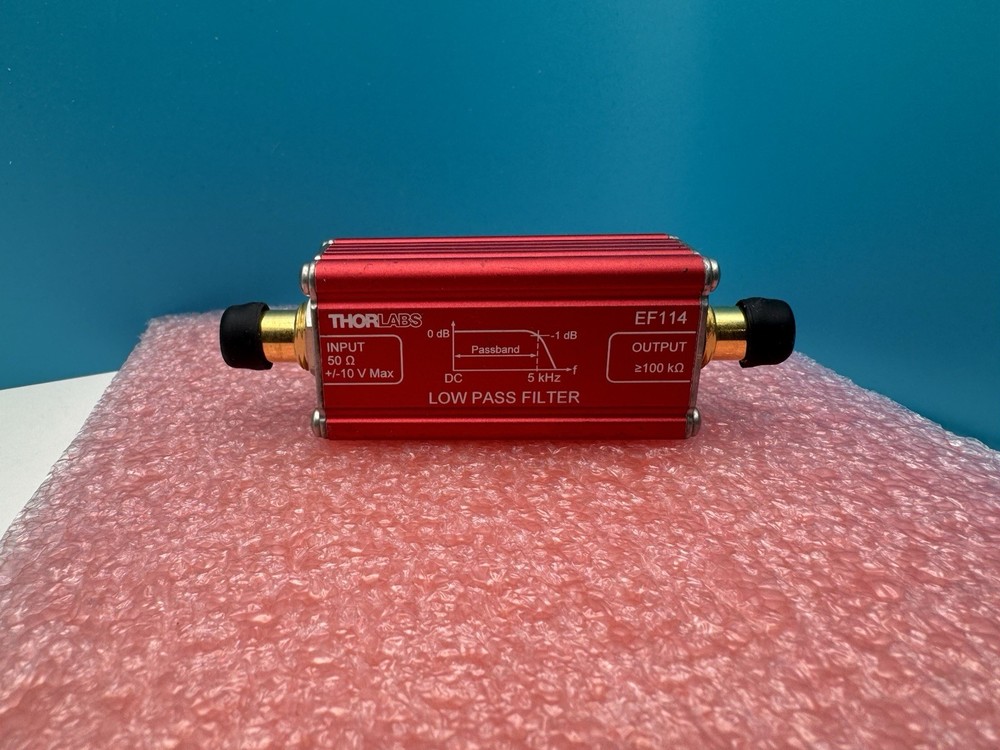 THORLABS EF114 Low-Pass Electrical Filter, DC-5kHz, BNC