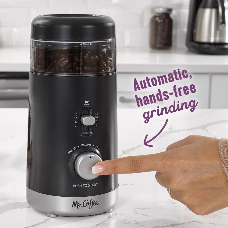 Mr. Coffee Metal/Plastic Coffee Grinder