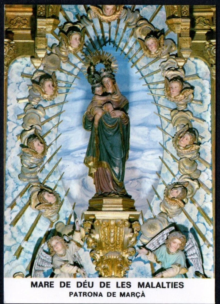 Holy card de la Virgin santino image pieuses estampa