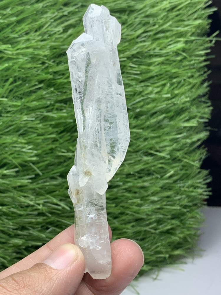 Faden Quartz DT Transparent Crystal Has Good Luster & Nice Termination