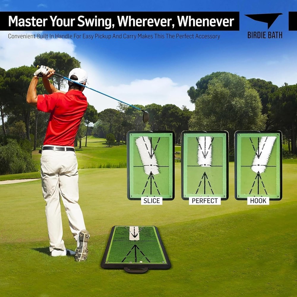 Birdie Mat Pro Golf Swing Training Mat - Instant Feedback & Real-Time Analysis