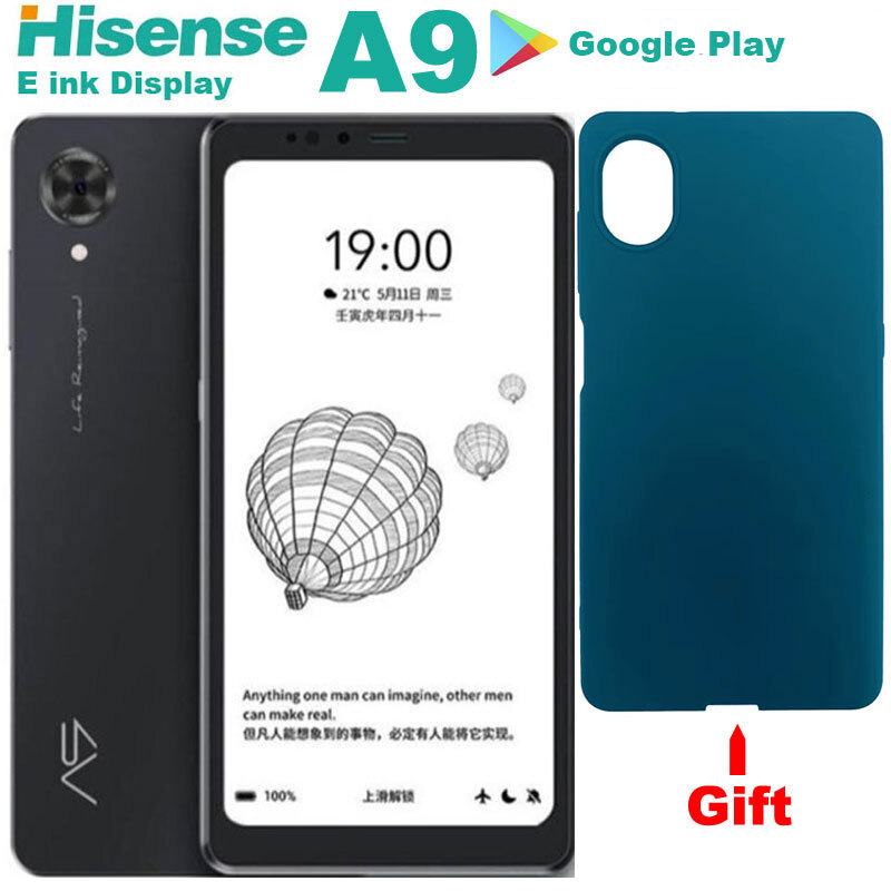 6.1 inch Global Hisense A9 E Ink Smartphone Android Mobile E-book Reader Reading