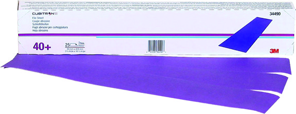 CUBITRON II HOOKIT 40+ GRADE FILE SHEET MMM-34490
