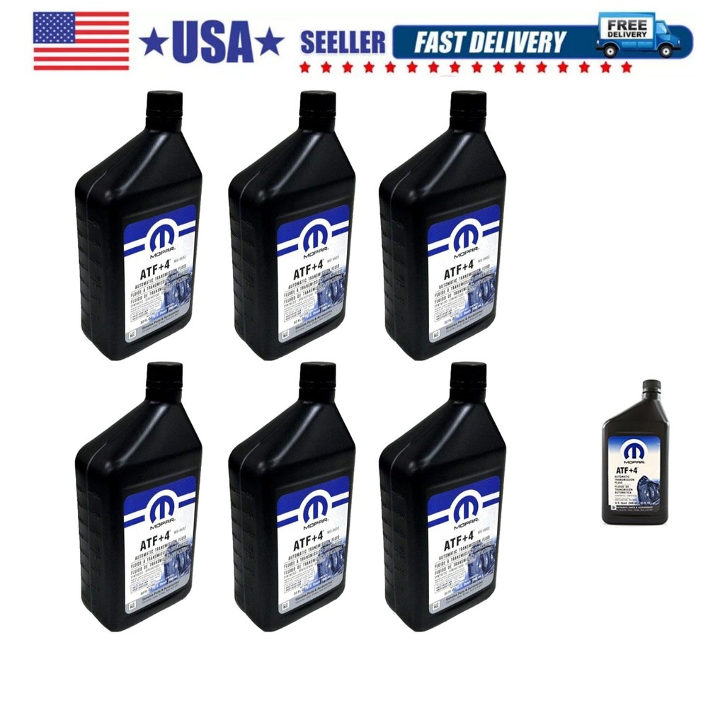 68218057AB ATF+4 Automatic Transmission Fluid, 1 Quart 6 Pack