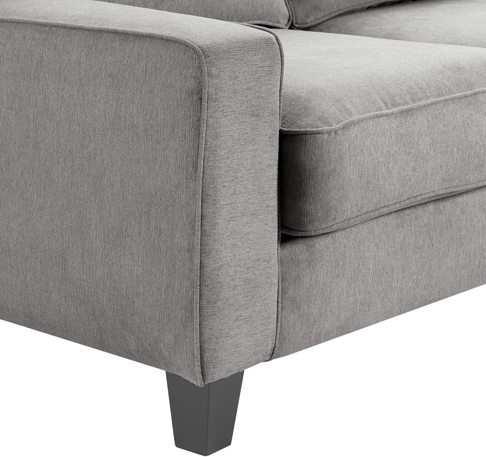 Palisades Gray Storage Loveseat - Stylish & Functional Seating Solution