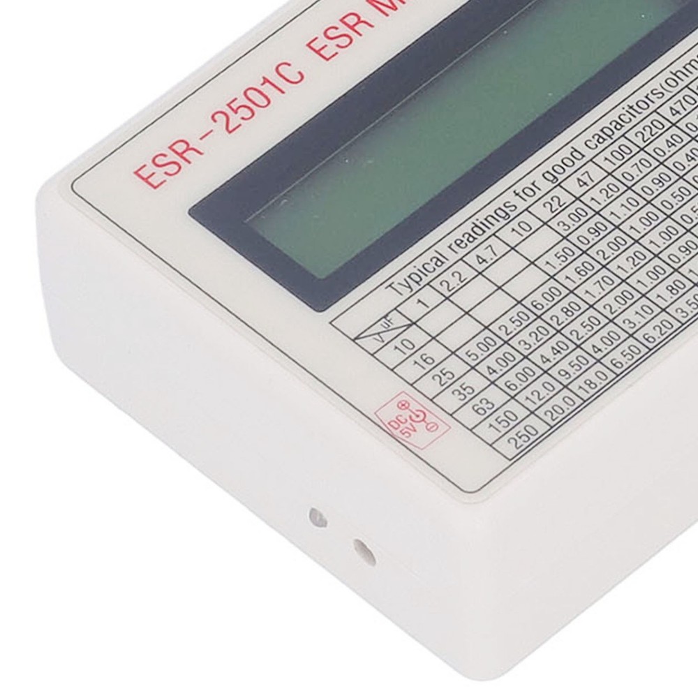 Handheld Capacitor Tester High Accuracy Lightweight Smart Shutdown
