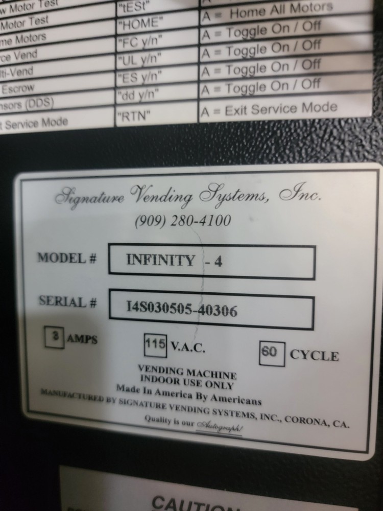 Signature Vending Machine Control Board And Display