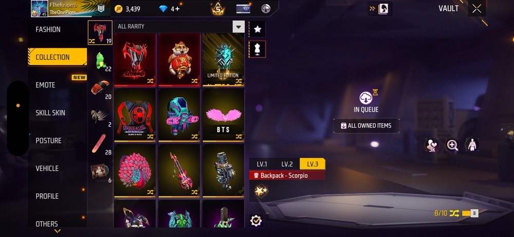 Free Fire Account $300+ Spent