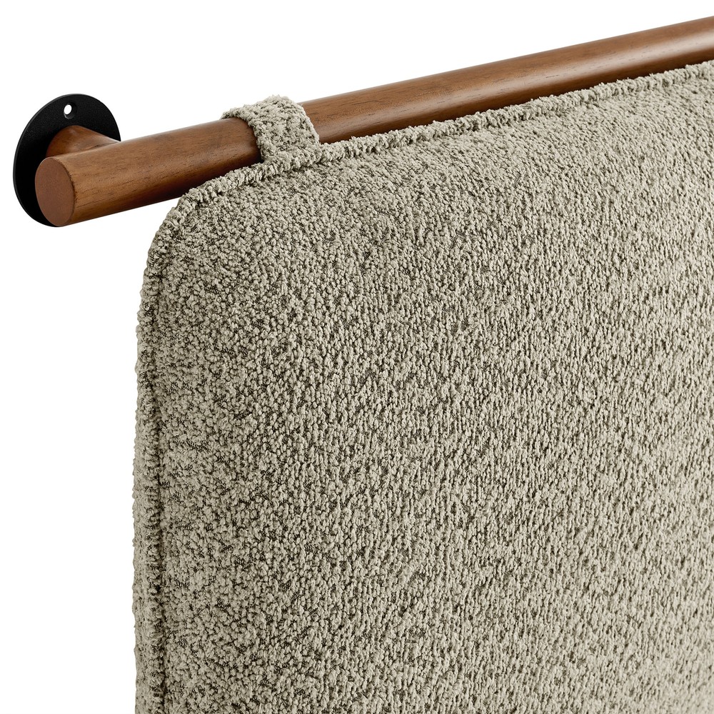 Anela Full Headboard in Oatmeal Walnut