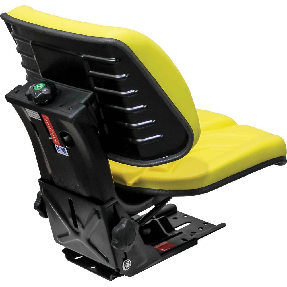 Uni Pro - KM 355 Yellow Mechanical Suspension Seat - Tall back