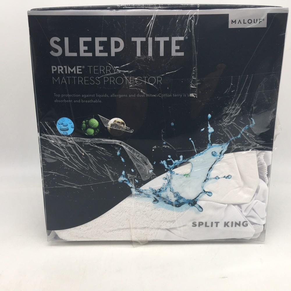 Sleep Tite Prime Terry Mattress Protector - Split King