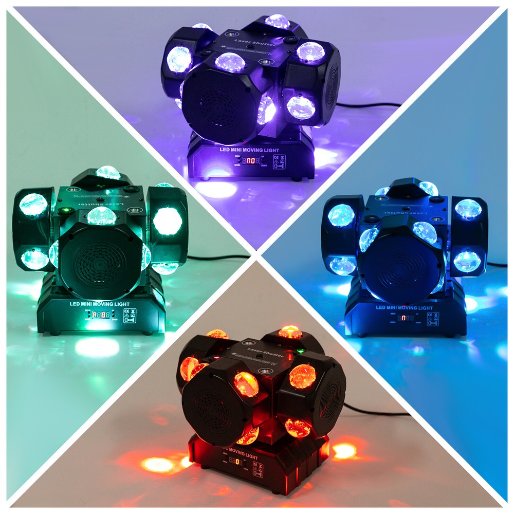 DJ Light DMX 512 Rotating Strobe Light Stage Lighting Effects Party Lamp 200W