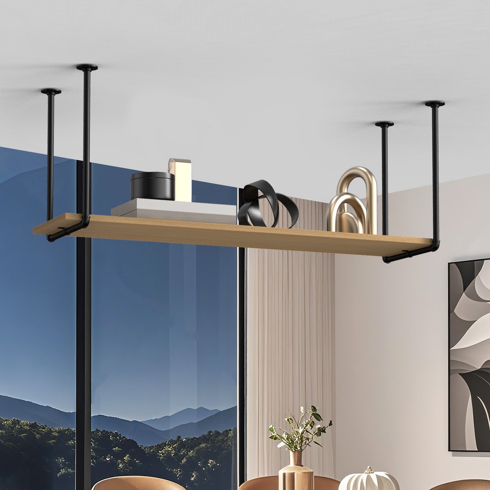 Metal Overhead Garage Storage Rack Bracket Heavy Duty Ceiling Organizer System