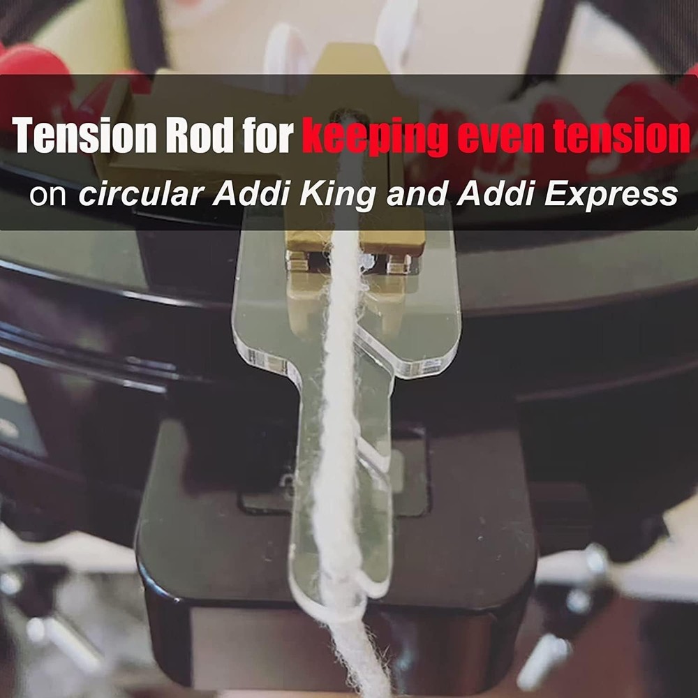 Knitting machine tensioner accessories