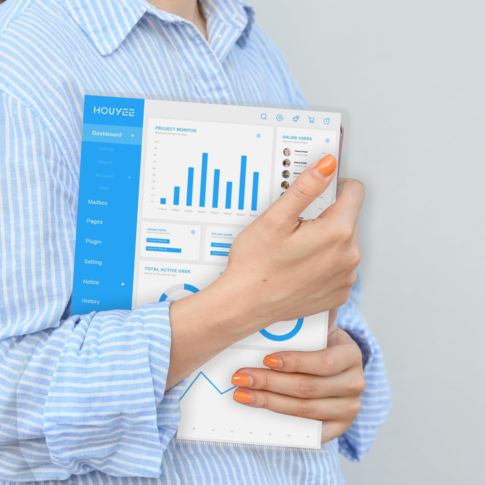 100 Pack Heavy Duty Clear Document Folders, L-Type Folder Plastic Paper Sleeves