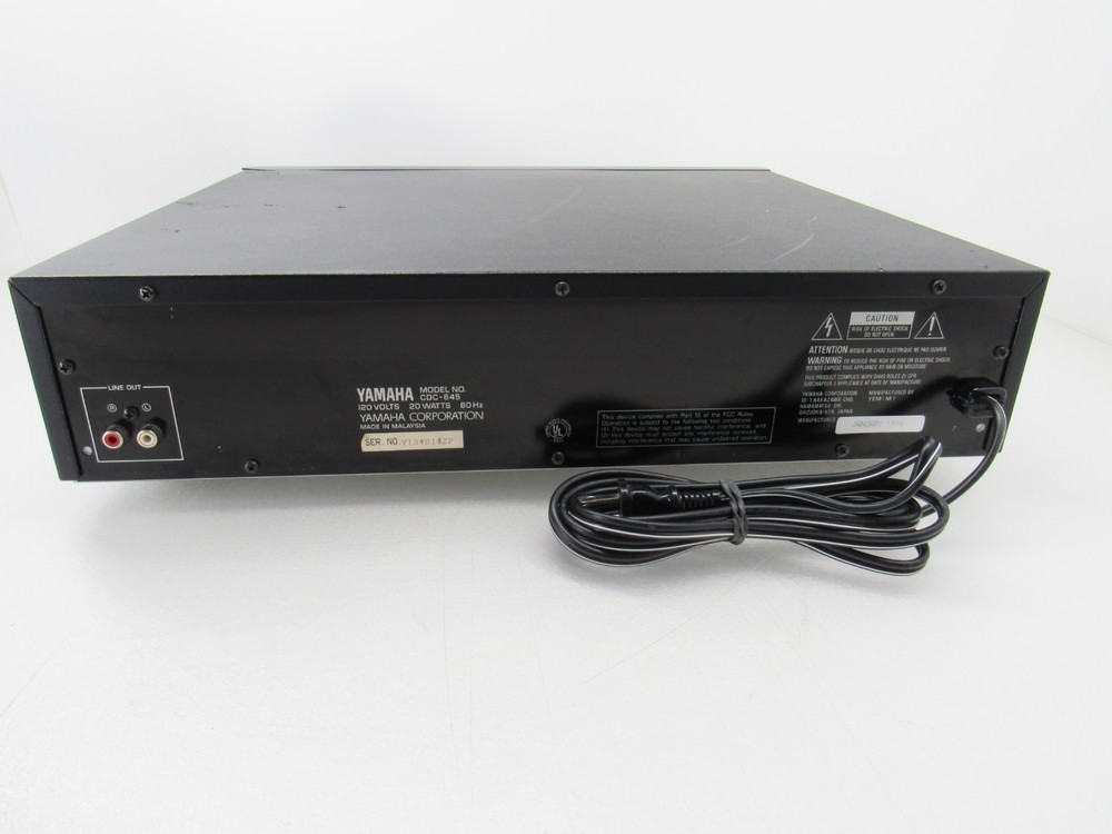 Yamaha CDC-645 Multi 5 CD Compact Disc Player Carousel Changer