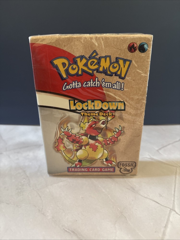 1999 Pokémon Lockdown Theme Deck Fossil Set (Open Box)