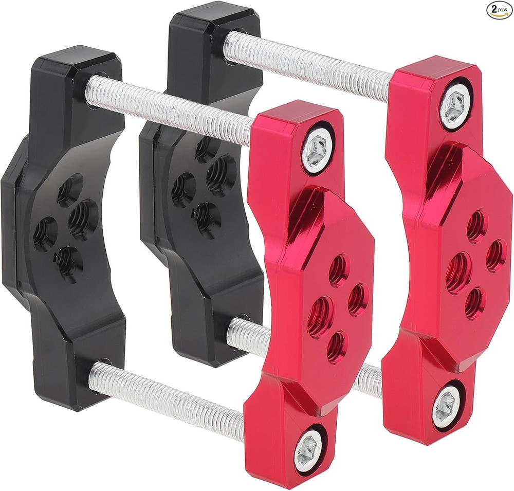 2pcs Motorcycle Bumper Clamp Bracket, Driving Fog Lights Holder, Auxiliary Light