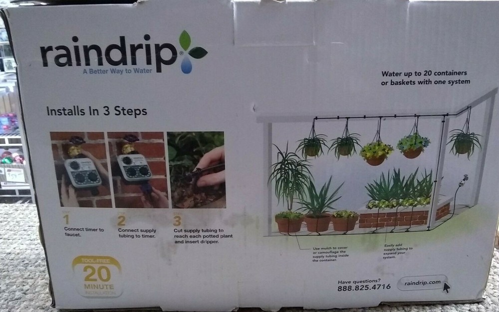 RainDrip Automatic Watering Kit In Box (FC93-4-R)