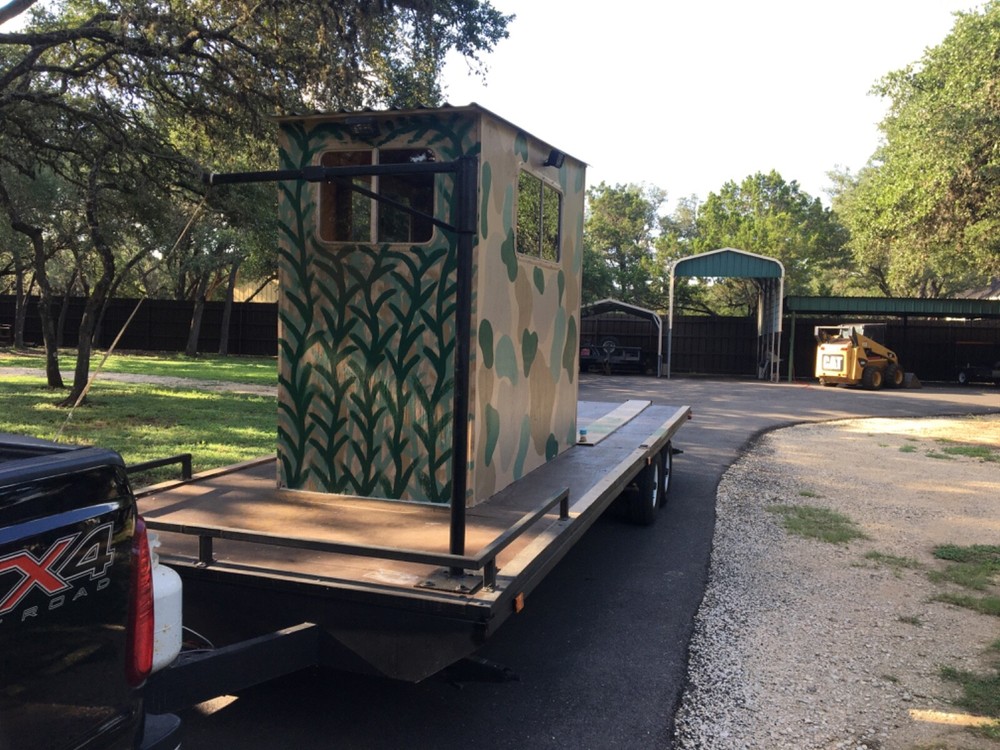 Deer Blind-all-in-one trailer