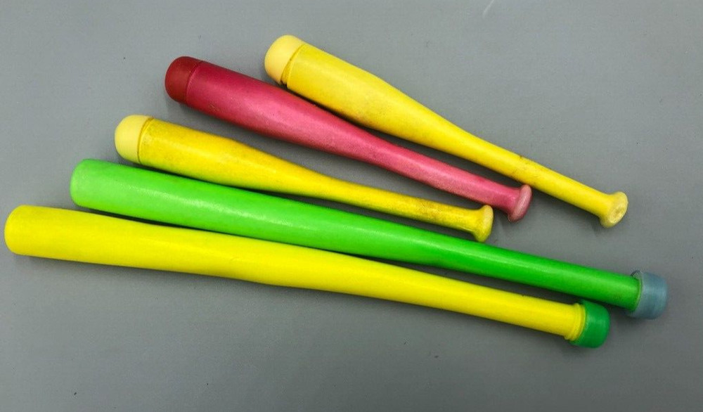 Vintage Full CANDY POWDER Container BASEBALL BATS