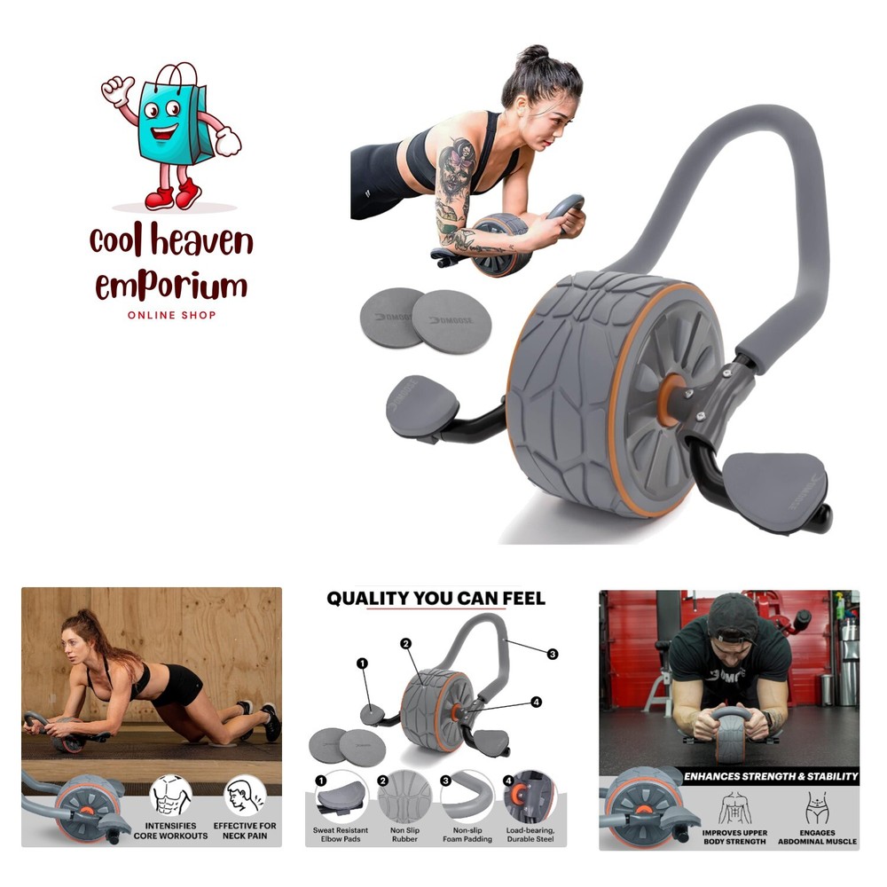Ab Roller Wheel, Ab Workout Equipment for Abdominal & Core Strength Training,...