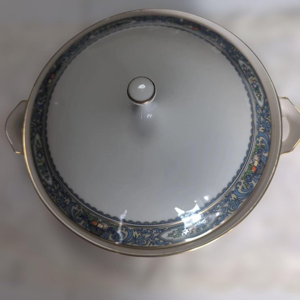 Lenox Autumn Dish With Lid, Handle Bone China Tableware 9.0"/23cm