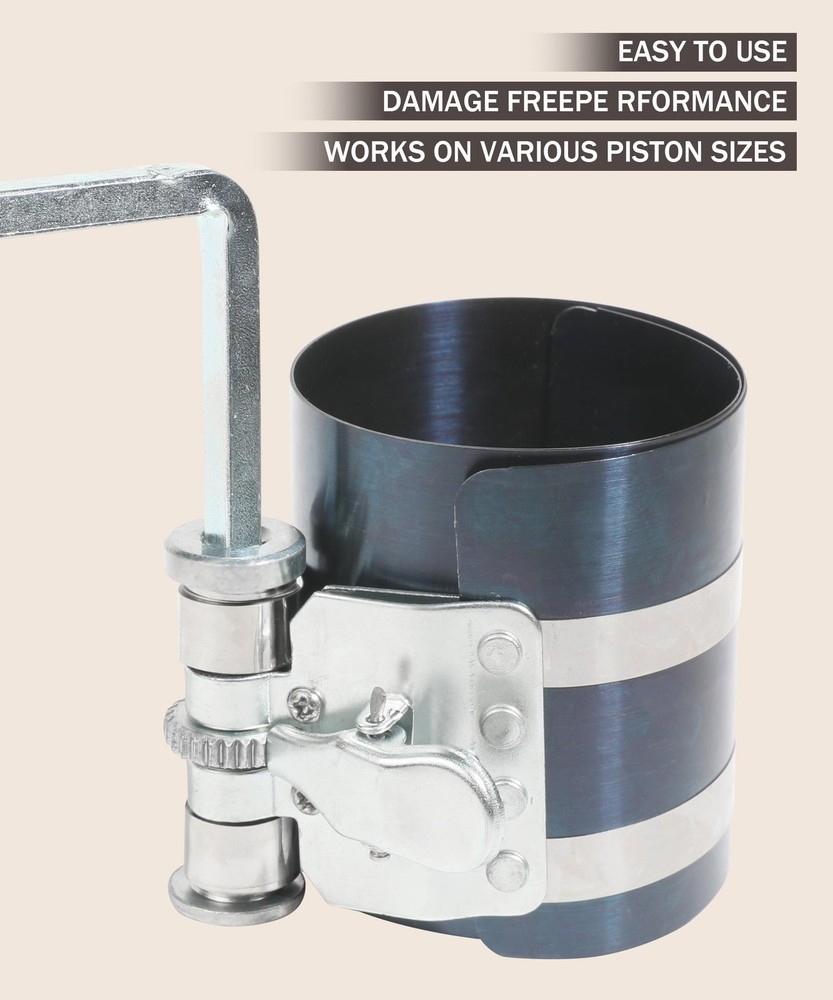 Piston Ring Compressor Tool,Car Accessories Car Engine Piston Ring Installer ...