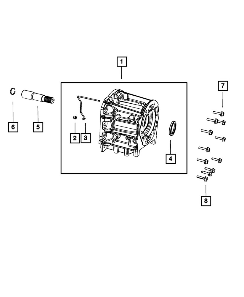 Genuine MOPAR Clip 52852916AA