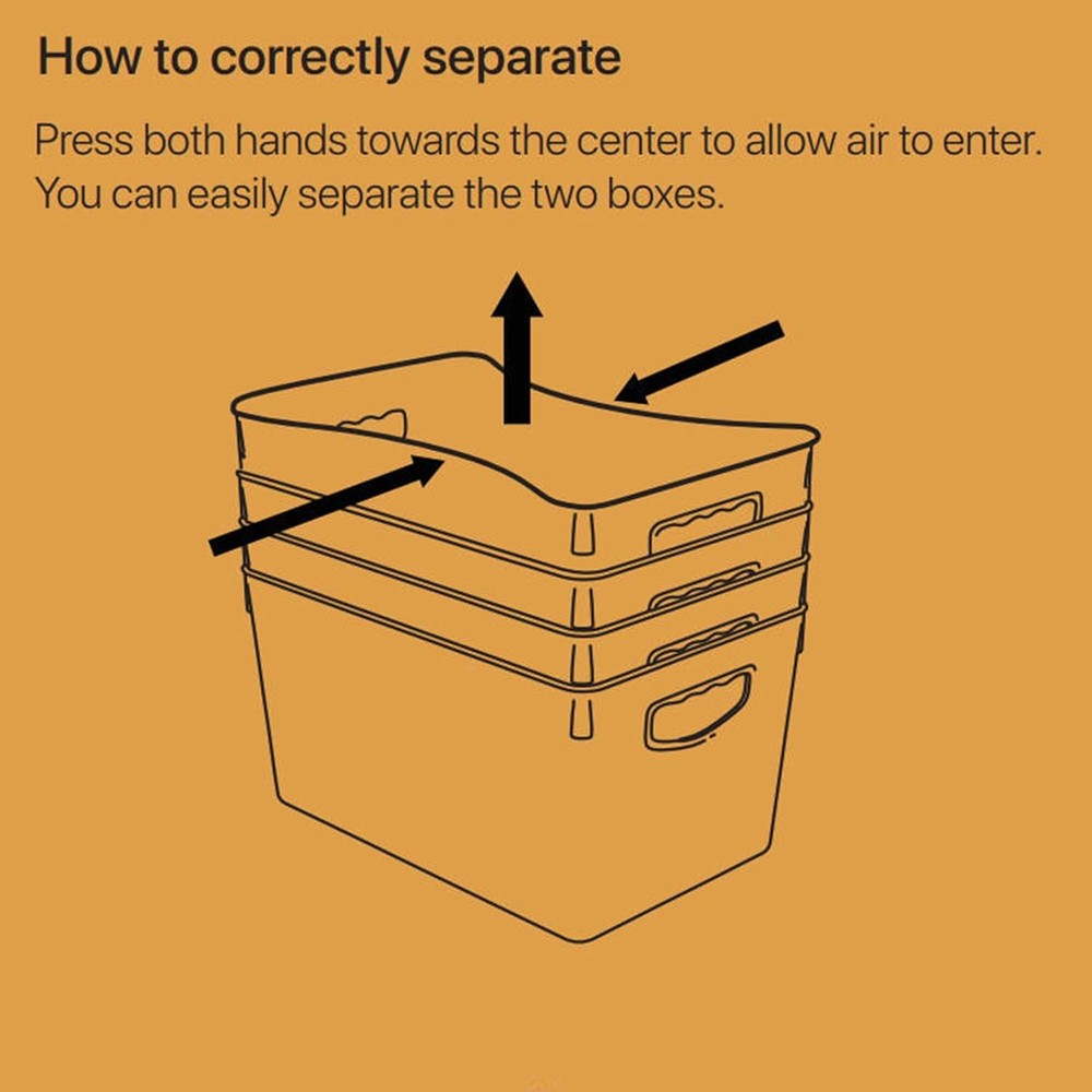 Clear Storage Bins W/ Lids Stackable Large Plastic Containers Pantry
