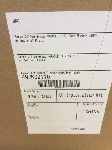 XEROX 497K09110 UI Installation Kit (NEW)
