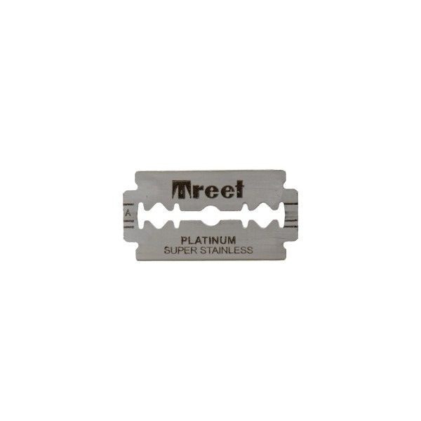 5 Double Edge Razor Blades, Treet Platinum