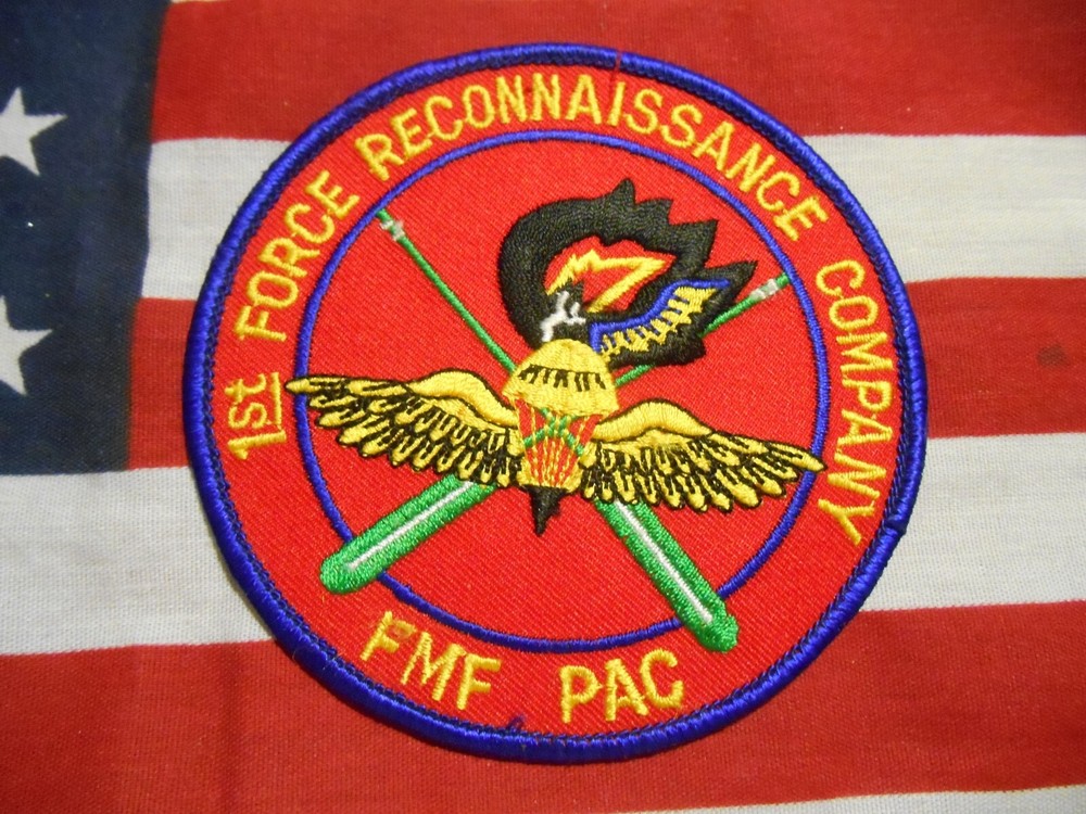 USMC 1ST FORCE RECONNAISSANCE COMPANY POCKET PATCH