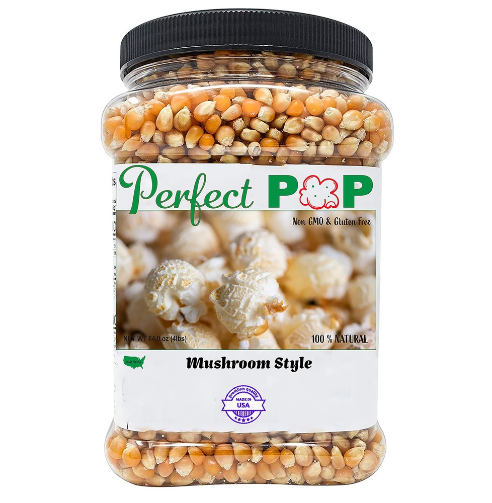 Concession Essentials Gourmet Mushroom Extra Large Popcorn Kernels - 4lbs