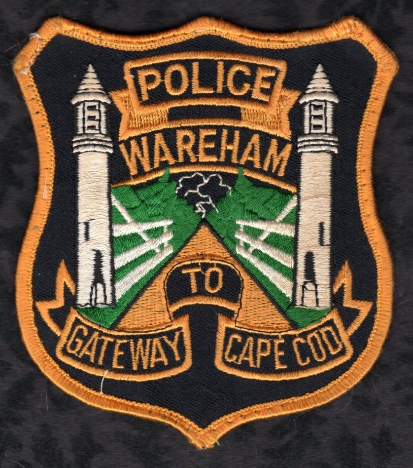 Wareham Massachusetts Police Patch =Guaranteed Authentic
